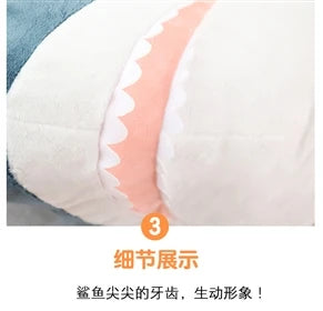 Shark Soft Stuffed Toys Sea Animal Accompany Pillow Plushies Animal Doll For Children Boys Gifts Birthday Party Decor