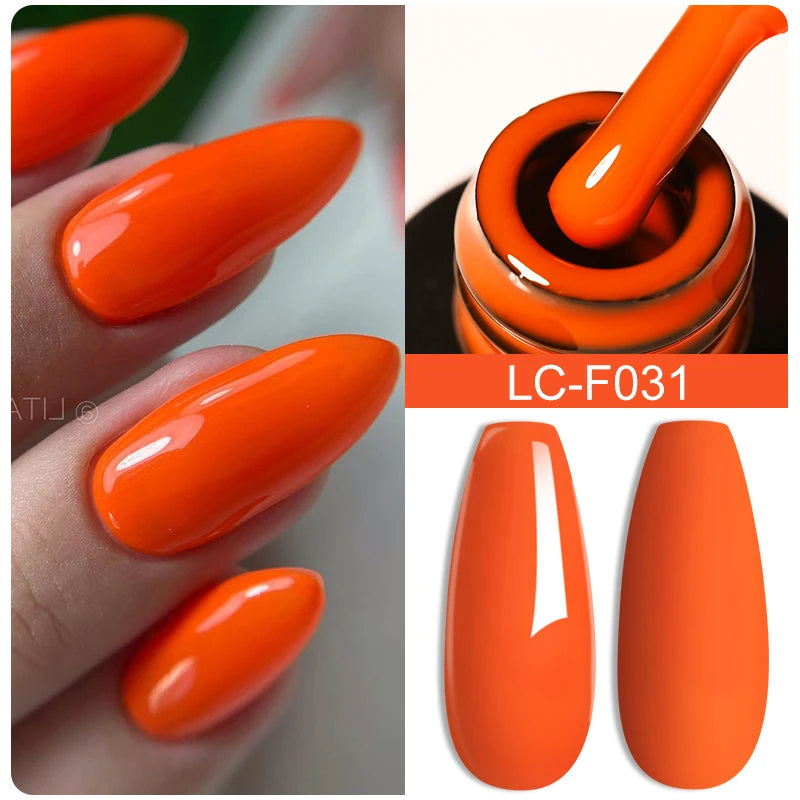 LILYCUTE 7ml White Color Gel Nail Polish Semi Permanent UV Gel Polish Gorgeous Full Coverage Soak Off UV LED Nail Gel Varnishes
