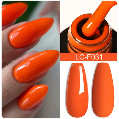 LILYCUTE 7ml White Color Gel Nail Polish Semi Permanent UV Gel Polish Gorgeous Full Coverage Soak Off UV LED Nail Gel Varnishes