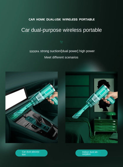 Car Cordless Vacuum Cleaner Portable Large Suction Household Cleaning Equipment Handheld Dust Collector Small Mini Dust Blower