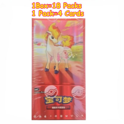 100%Original Pokemon Gem Pack Vol1 2 3 4 5 Cards Anime Pokemon PTCG Trading Gem Bag Cards Collected Toy Social Birthday Gift