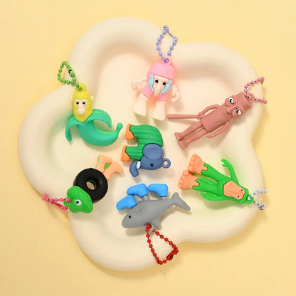 NEW Italian Brainrot Blind Box Tungtungtung Sahur Tralalelo Tralala Brr Brr Patapim Mini Keychain Pendant Blind Box Toys Gift