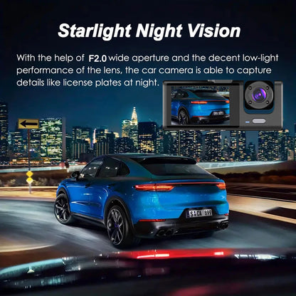 1080P Car Dvr WiFi APP 3/2Lens Dash Cam for Cars Camera for Vehicle Recorder Video Front and Rear Camera  Night Vision Dashcam