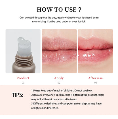 Lip Balm Set Lip Gross 4 Pack 1Kit Deep Moisturizing Lip Glaze Smoothing Color Lips Oil Long Lasting Nourishing Lips Care