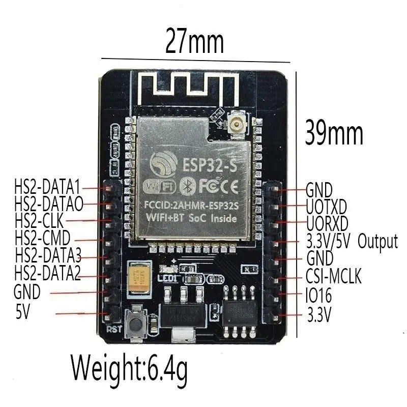 ESP32-CAM WiFi Module ESP32 serial to WiFi ESP32 CAM Development Board 5V For Bluetooth with OV3660  Camera Module Nodemcu