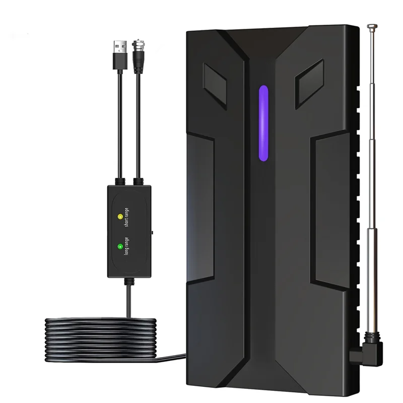 DVBT2 TV Antenna Outdoor Strong Signal HDTV HD 4K Full TV Signal Amplifier Powerful Digital Antenna For High Range TVABGI