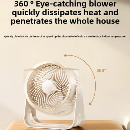  Portable Electric Fan 3600mAh Wireless Air Circulator Fan Cordless Desktop Wall Ceiling Air Cooling Cooler Quiet Ventilator