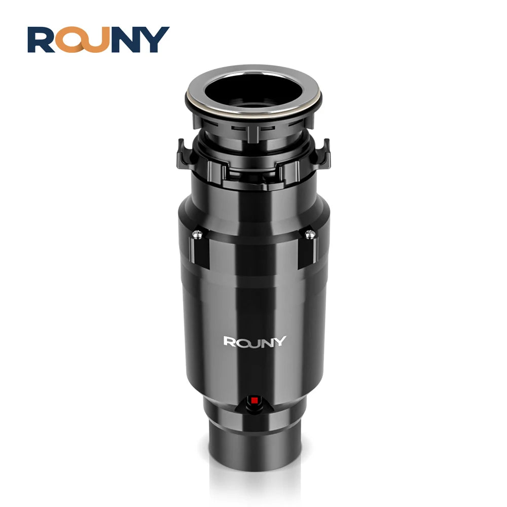Continuous Feed Garbage Disposal with Sound Reduction,1/2 HP Food Waste Disposer with Stainless Steel Grinding System