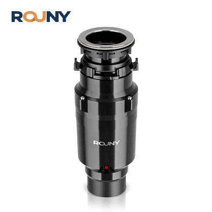 Continuous Feed Garbage Disposal with Sound Reduction,1/2 HP Food Waste Disposer with Stainless Steel Grinding System
