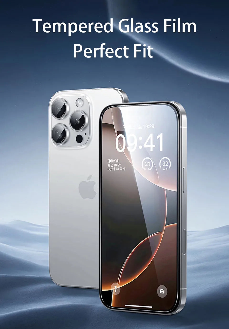 4Pcs Full Cover Tempered Glass For iPhone 17 16 15 14 13 12 11 Pro Max Screen Protector For iPhone 7 8 Plus X XS Max XR Glass