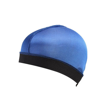 Men Pure Color Caps Durag Hats Bonnet Elastic Breathable Wave Caps Polyester Multicolor Durag Cap Men Outdoor Wave Caps