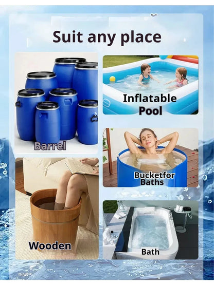 Pool Heater Water Heating Boiler Swimming Solar Bath Tub Immersion Portable Hot Fast Automatic Power Off Intelligent 1500W/2500W