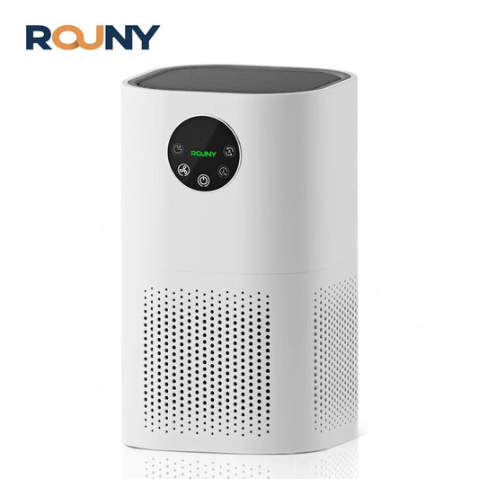 Air Purifier for Home Allergies Pets Hair in Bedroom H13 True HEPA Filter 25dB Filtration System Cleaner Odor Eliminators, White