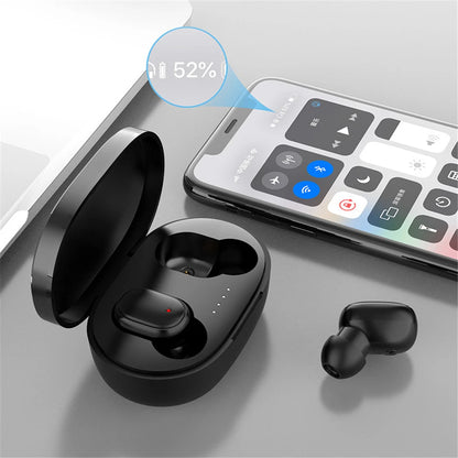 A6S Wireless Bluetooth Earphones - Sport Touch Control Headset With LED Display Stereo Sound For Xiaomi Huawei