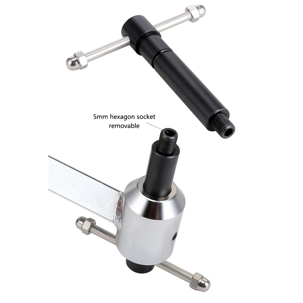 TOOPRE Bicycle Rear Derailleur Hanger Alignment Gauge Aluminium Alloy Straighten Tool for Mountain Road Bike 20-29'' Wheel