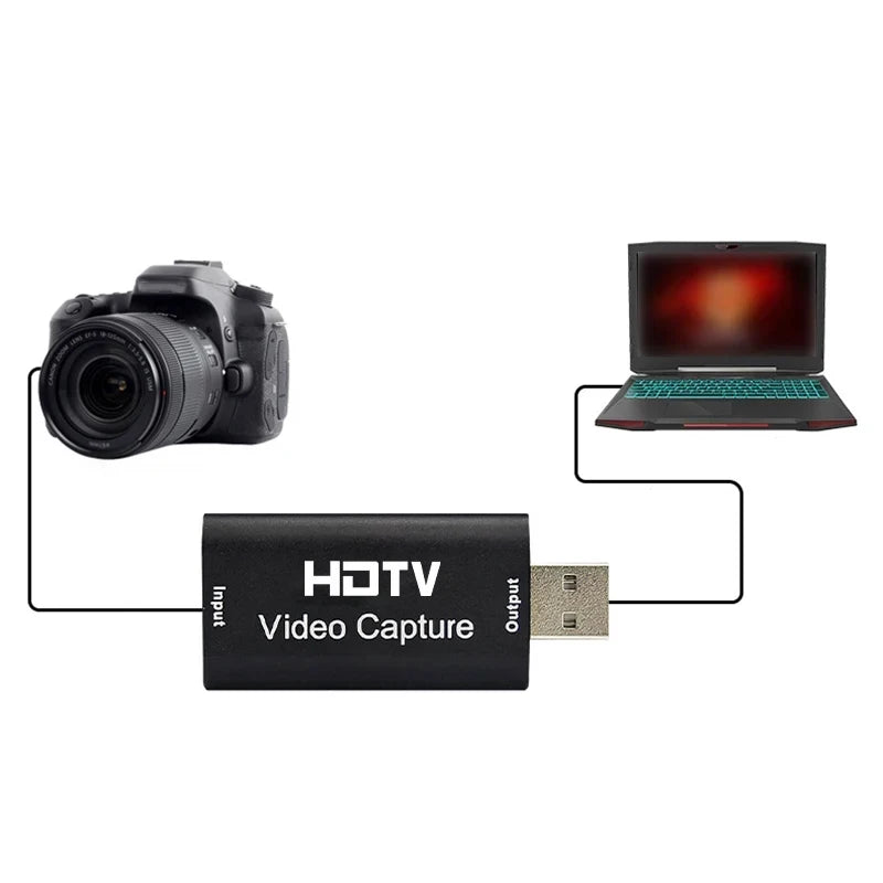 4K Video Capture Card USB 3.0 USB2.0 HDTV Grabber Recorder for PS4 Game DVD Camcorder Camera Recording Live Streaming