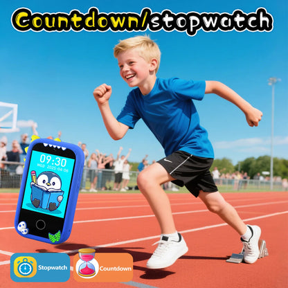 Upgrade Kid Smart Phone Toy 2.8 Inch Touch Video recording Music Player 16 Games Baby Phone for Children Brithday Gifts