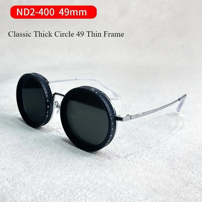 ND9 adjustable dimming sunglasses men women handmade innovative outdoor fishing UV400 polarized sun glasses support myopia lens
