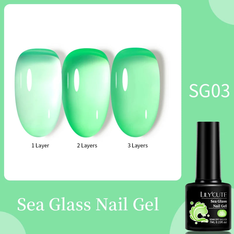 LILYCUTE 7ml White Color Gel Nail Polish Semi Permanent UV Gel Polish Gorgeous Full Coverage Soak Off UV LED Nail Gel Varnishes