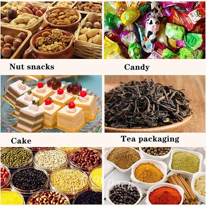 Custom Digital Print Resealable Stand up Pouch Bag Food Grade Plastic with Zipper for Candy Sweets Nuts Cookies Doypack