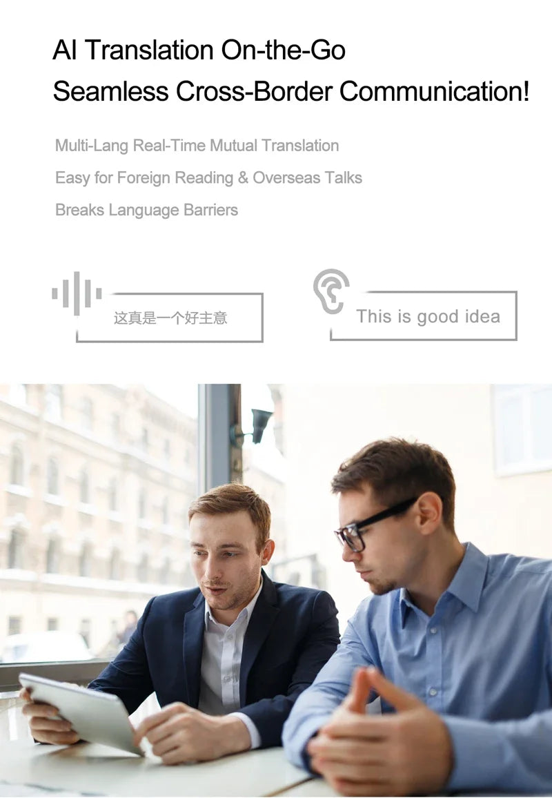 AI Smart Glasses 8K HD Photochromic Multifunction Translate Camera Glasse Bluetooth Calling Voice Assistant Music Player