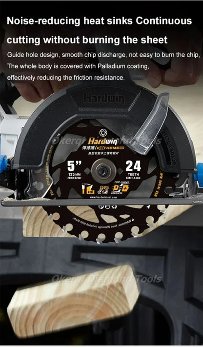 4/5/5.5/6/6.5/7.25 Inch Energy Saving Lithium Saw Blades Energy Efficient Lithium Wood Cutting Circular Saw Blade Woodworking