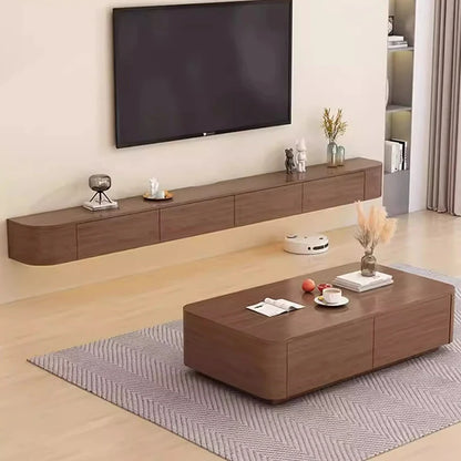Italian Modern Tv Cabinet Durable Wall Mounted Premium Beauty Tv Cabinet Classic Space saving Meubles De Maison Furniture Home