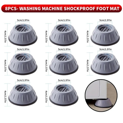 8PCS/4PCS/1PC - washing machine shock pad, washing machine silicone foot pad, suitable for daily washing machine shock and noise