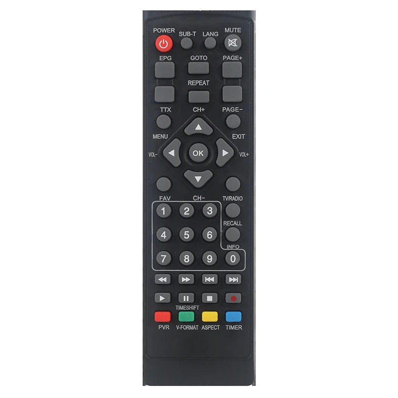 Advanced Remote for DVB-T2, Perfect for HDTV & Smart Set-top Box