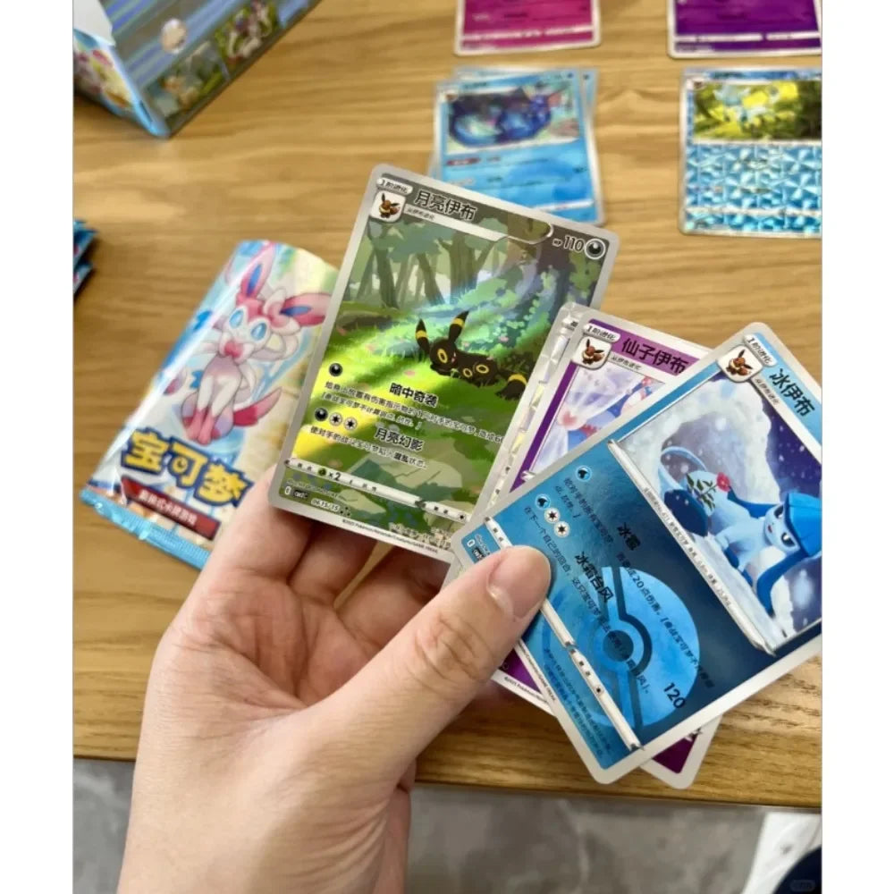 100%Original Pokemon Gem Pack Vol1 2 3 4 5 Cards Anime Pokemon PTCG Trading Gem Bag Cards Collected Toy Social Birthday Gift