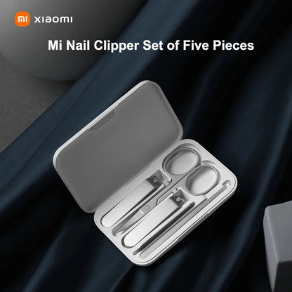 New Original MIJIA Manicure Nail Clippers Pedicure Set Portable Travel Hygiene Kit Stainless Steel Nail Cutter Tool Set -CN
