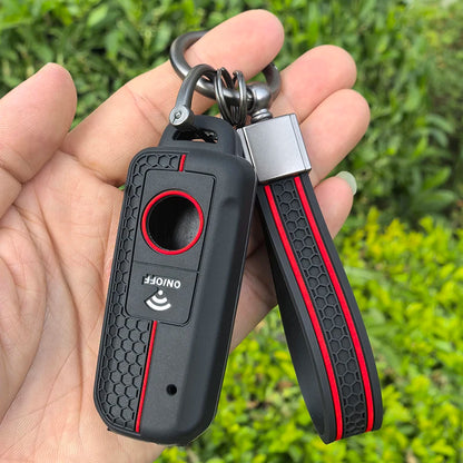 Silicone Remote Motorcycle Key Case For YAMAHA T-MAX TMAX530 TMAX560 2017-2023 Key Fob