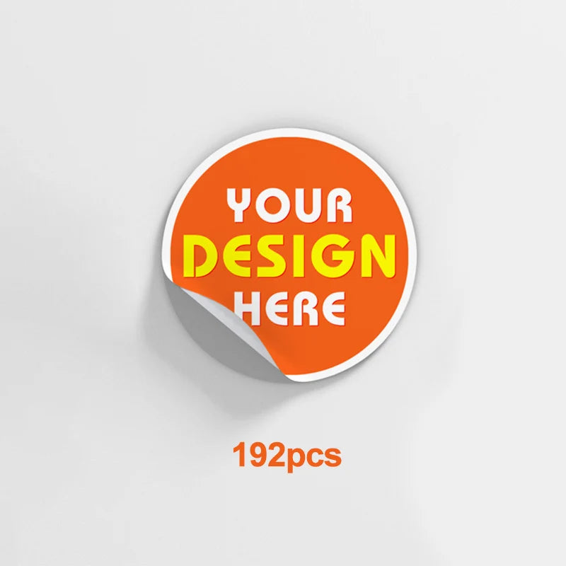 Custom-Made Event Stickers - Personalized Logo/Photo Decals for Weddings, Birthdays, Brand Promotion & Gift Packaging