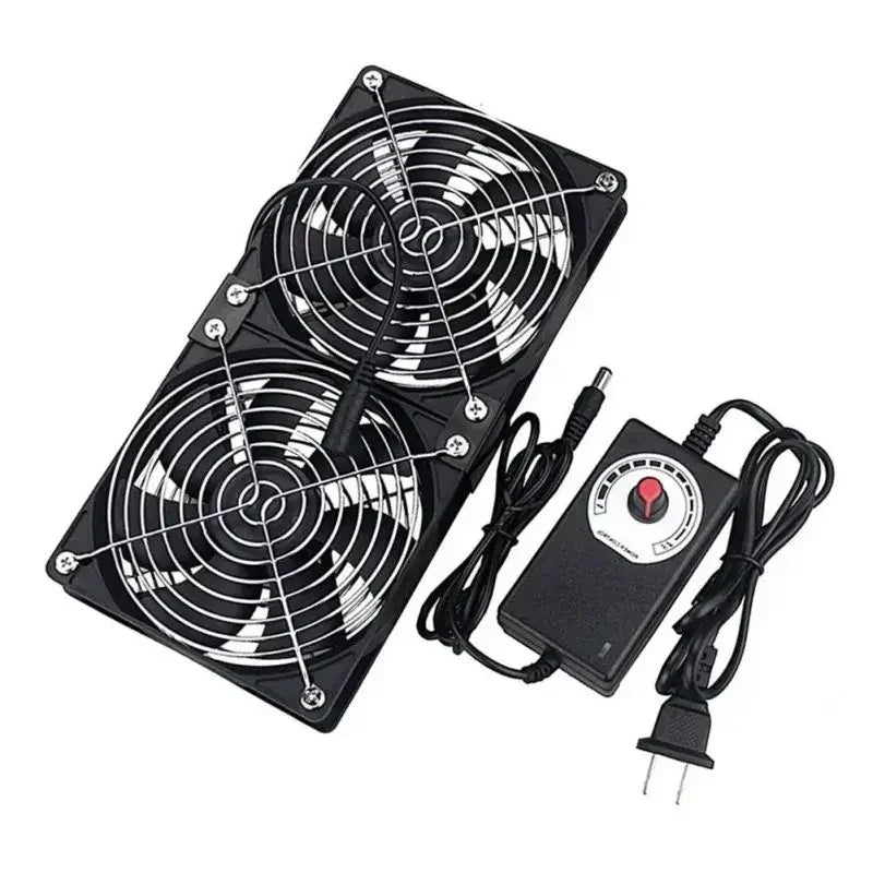 220V Multifunctional Exhaust Fan with Remote Control for Chassis Workstation Service Station Cooling Ventilation Fan