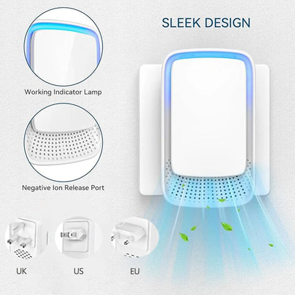 Air Purifier Mini Air Fresheners Deodorizer Negative Air Ionizer Portable Air Cleaner For Home,Office,Pets,Smokers,Toilet (1pc)