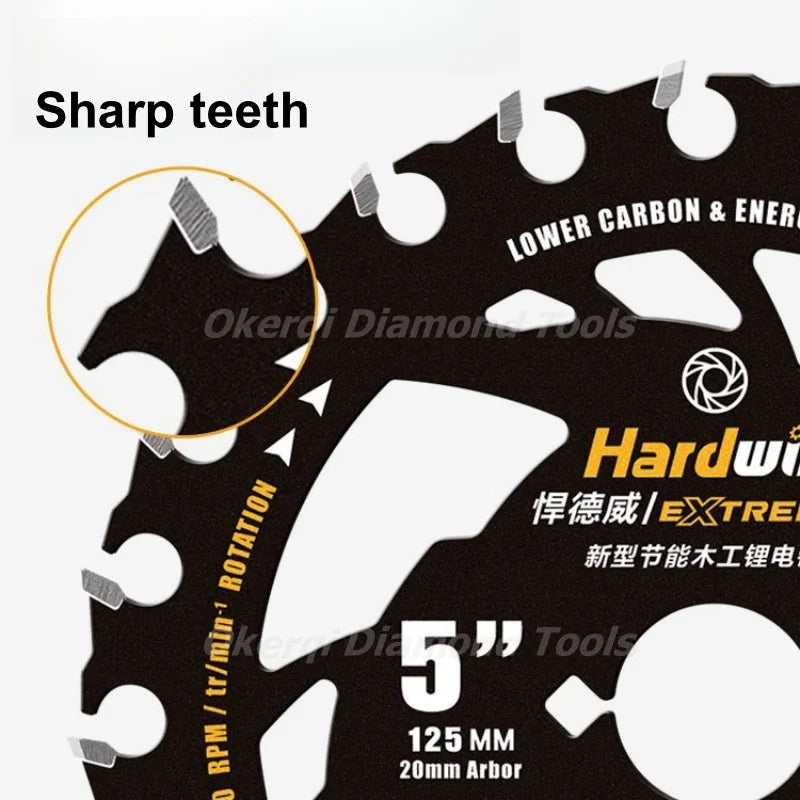 4/5/5.5/6/6.5/7.25 Inch Energy Saving Lithium Saw Blades Energy Efficient Lithium Wood Cutting Circular Saw Blade Woodworking