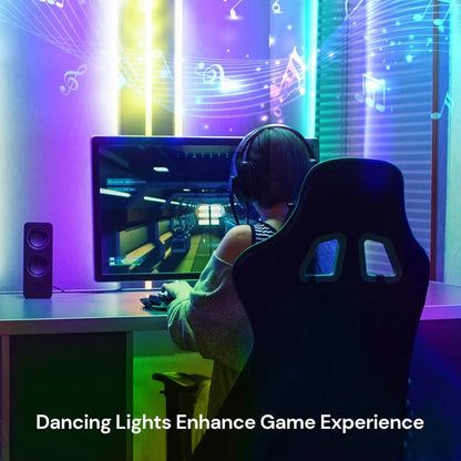 LED Strip Light 5050 USB Flexible Lamp TapeSound Sensor RGB Ribbon 1M 2M 3M 4M 5M DC5V Decoration TV BackLight