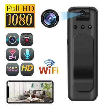 1080P HD Mini Camera Portable Small Digital Video Recorder Surveillance Camcorder Night Vision Video Police BodyCam Infrared