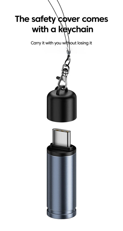 Type-C Mobile Cigarette Lighter Air Blowing Cigarette Lighter Outdoor Safety Portable Mini Cigarette Lighting Artifact