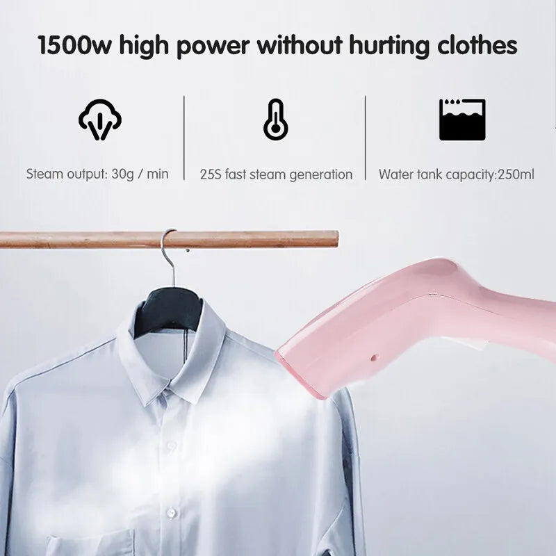 KONKA Handheld Garment Steamer 1500w Vertical Steam iron For Clothes Portable Home&Travel 15s Fast-Heat Home Appliance