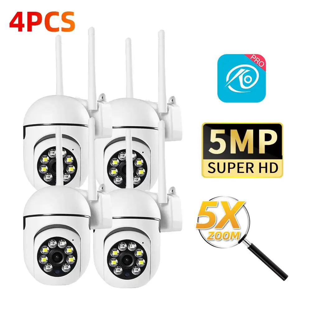 2.4G 8MP Cameras Wifi Video Surveillance IP Indoor Security Protection Monitor 5.0X Zoom Home Wireless Track Alarm O-Kam pro