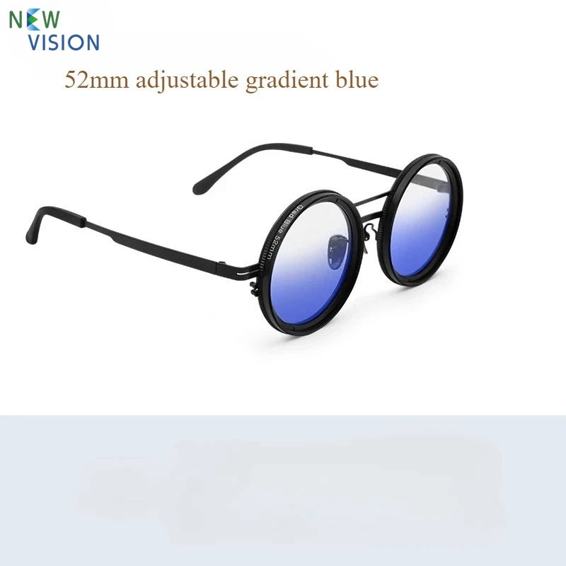 ND9 adjustable dimming sunglasses men women handmade innovative outdoor fishing UV400 polarized sun glasses support myopia lens