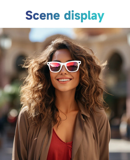 New 800W Camera AI Glasses Men Color-Changing Smart Translation Glasses Photo Video Recording Waterproof Call Smart Sunglasses