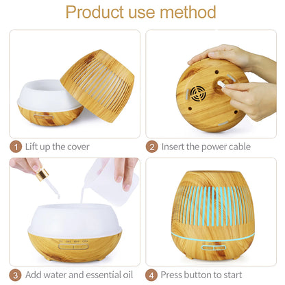 Tuya WiFi Smart Humidifier Essential Oil Diffuser Aromatherapy Ultrasonic Air Humidifiers Aroma Diffuser Work With Google Home