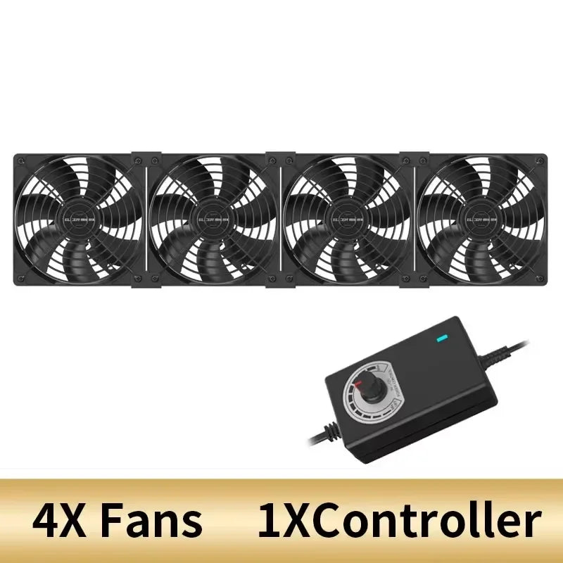 220V Multifunctional Exhaust Fan with Remote Control for Chassis Workstation Service Station Cooling Ventilation Fan