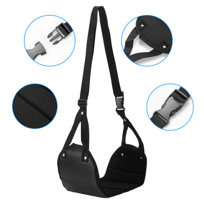 1Pcs Hot-Selling Portable Lazy Man Travel Footrest Adjustable Strap Foot Hammock Flight Bus Office Carry-on Feet Mat Accessories