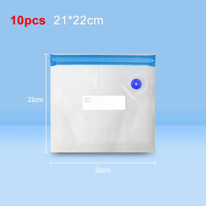 Electric Air Pump Handheld Automatic Air Pump Food Fresh-Keeping Rechargeable Vacuum Sealer with BPA-Free Vacuum Packaging Bag