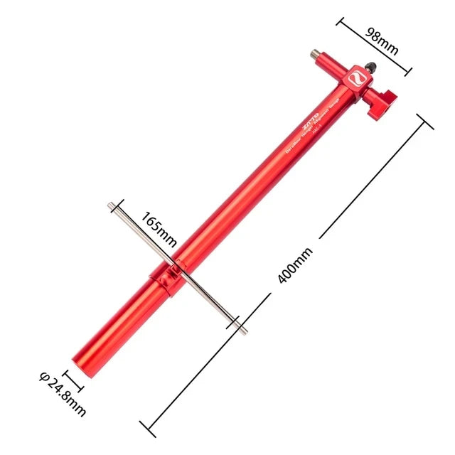 TOOPRE Bicycle Rear Derailleur Hanger Alignment Gauge Aluminium Alloy Straighten Tool for Mountain Road Bike 20-29'' Wheel