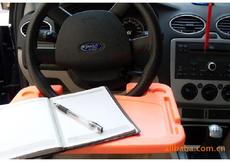 Car steering wheel table board, in car dining table, steering wheel card table, car laptop holder, tablet computer table board
