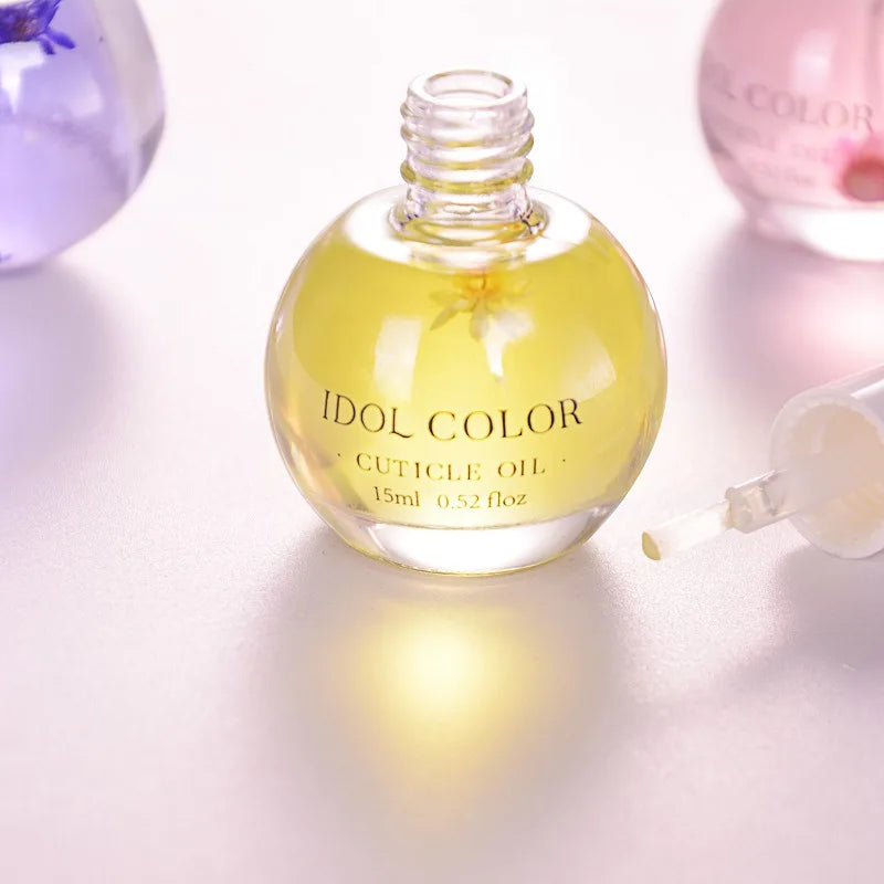 15ml/Bottle Nail Nutrition Oil Moisturizing Dried Nutrient Nail Cuticle Oil 9-Flowers Manicure Care Repair Damaged Liquid Oil #*